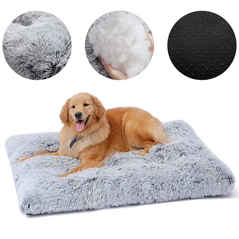 AnimalsShop™ Soft Plush Pet Bed Mat