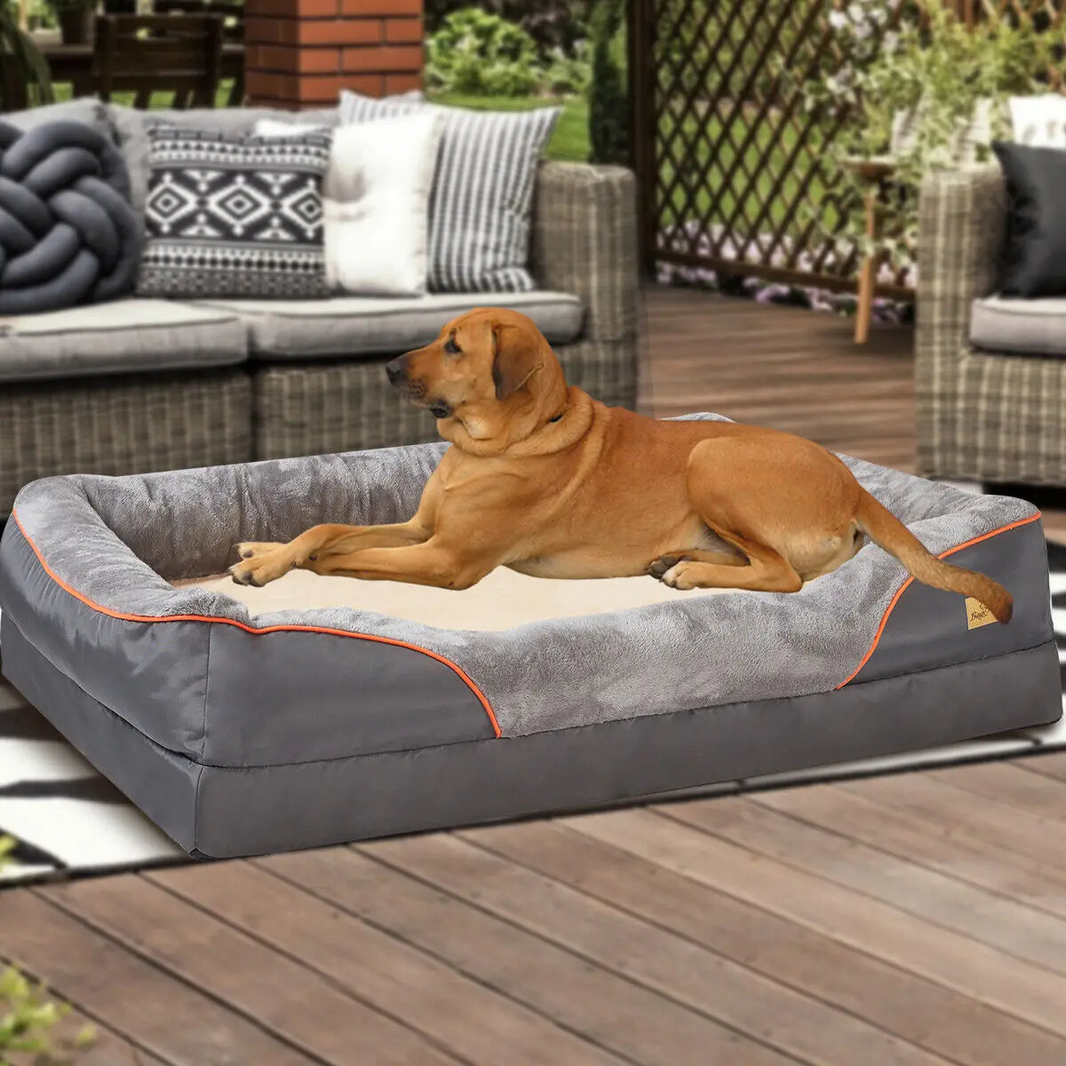 AnimalsShop™ Ultra-Soft Dog Bed with Memory Foam Support