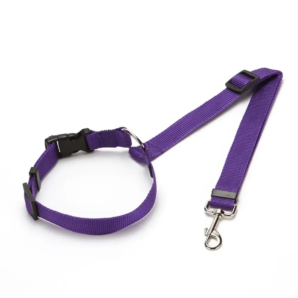 AnimalsShop™ 2-in-1 Adjustable Pet Car Seat Belt and Leash