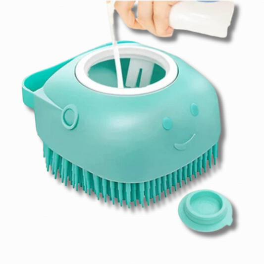 AnimalsShop™ Silicone Shampoo Dispenser with Rubber Bristles